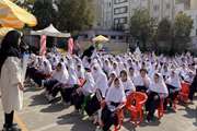 برگزاری جشنواره غذای سالم در دبستان شهید محلاتی منطقه 16 تهران